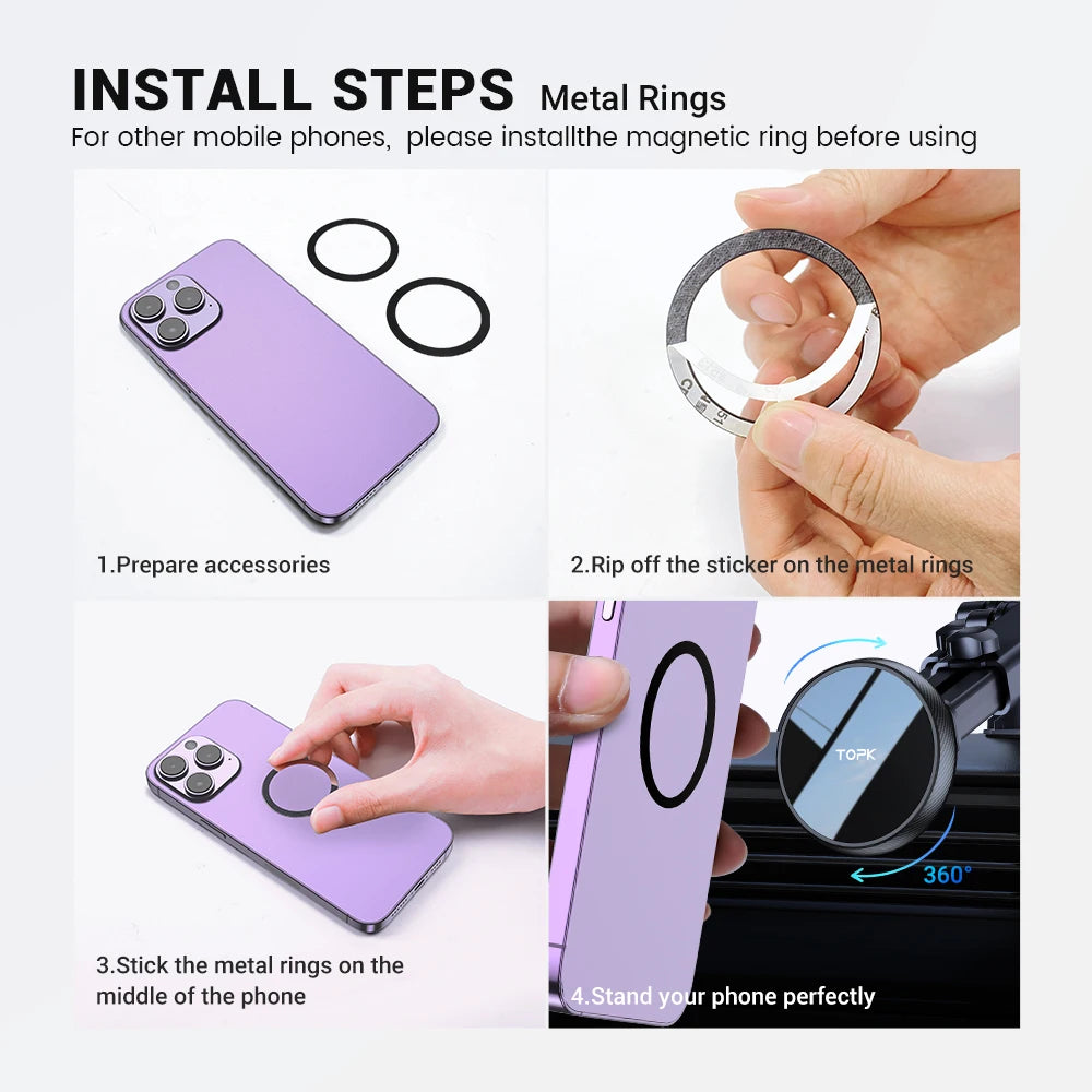 DriveGrip Magnetic Phone Holder